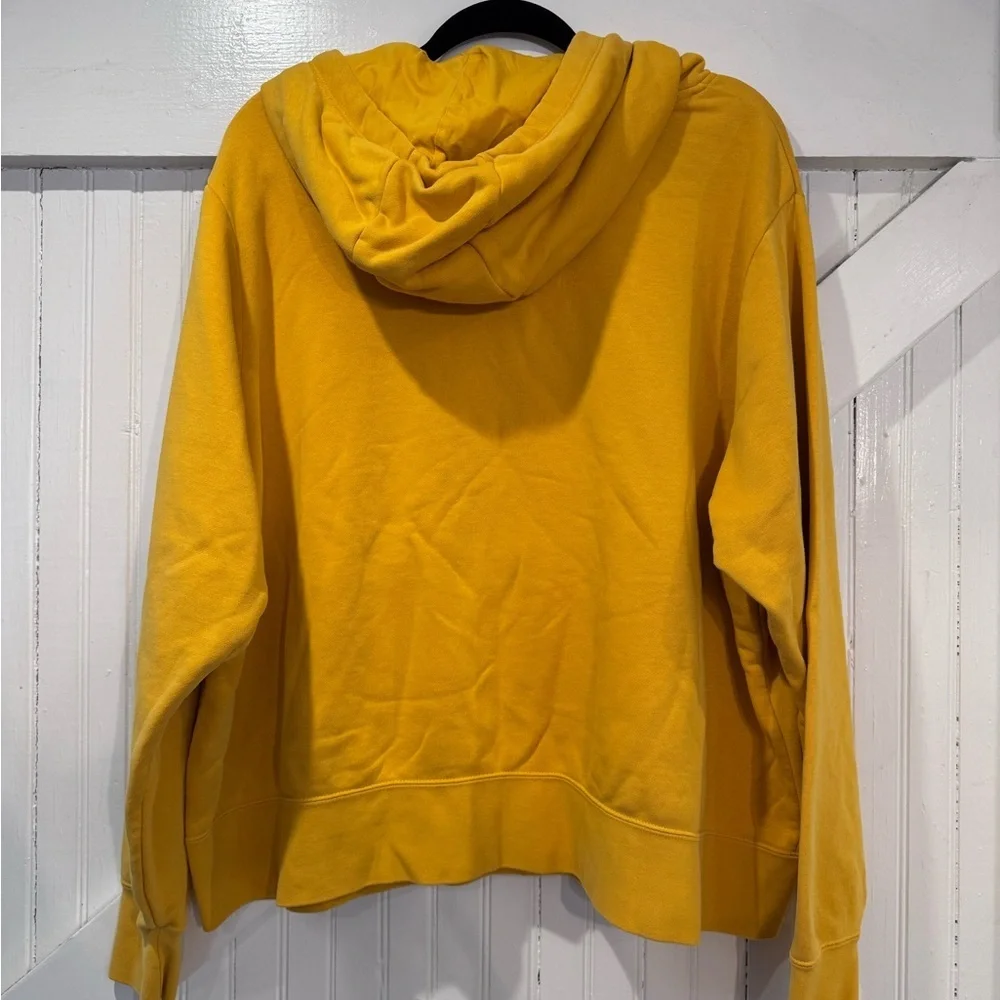 Nike Mustard Yellow Hoodie 2X Embroidered Swoosh